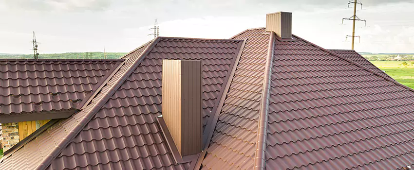 Residential Chimney Flashing Restoration in Ronkonkoma, NY