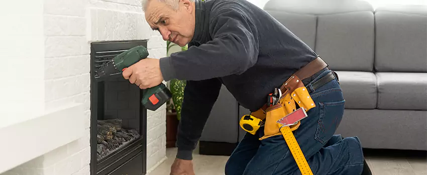 New Indoor Fireplace Installation in Ronkonkoma, New York