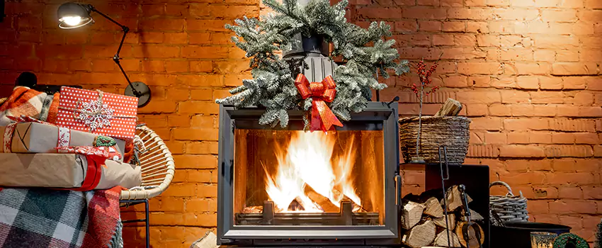 Travis Industries Linear Gas Fireplace Installation in Ronkonkoma, New York