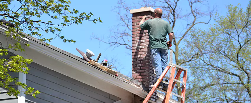 Vinyl and PVC Chimney Flashing Installation in Ronkonkoma, NY