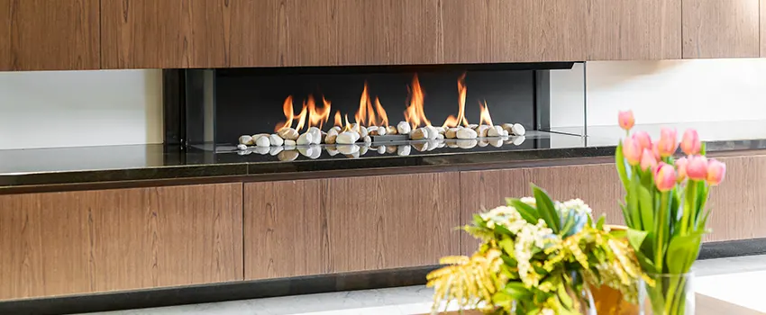 Double-height Fireplace Design Refurbishment in Ronkonkoma, New York