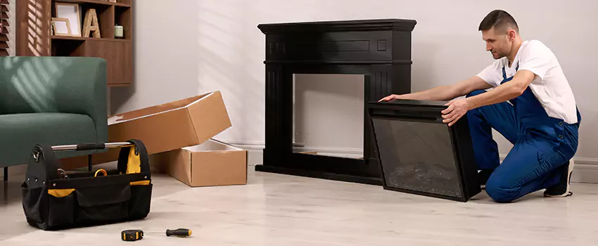 Old Rusted Metal Fireplace Repair And Replacement in Ronkonkoma, NY